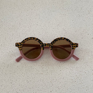 Mini Two Tone Leopard Sunglasses