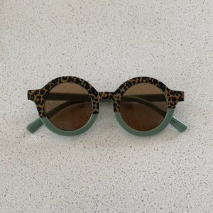 Mini Two Tone Leopard Sunglasses