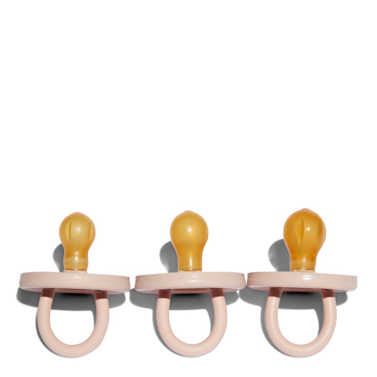 Blush Pink Natural Rubber Dummy Two Pack - Cub & Bear Co.