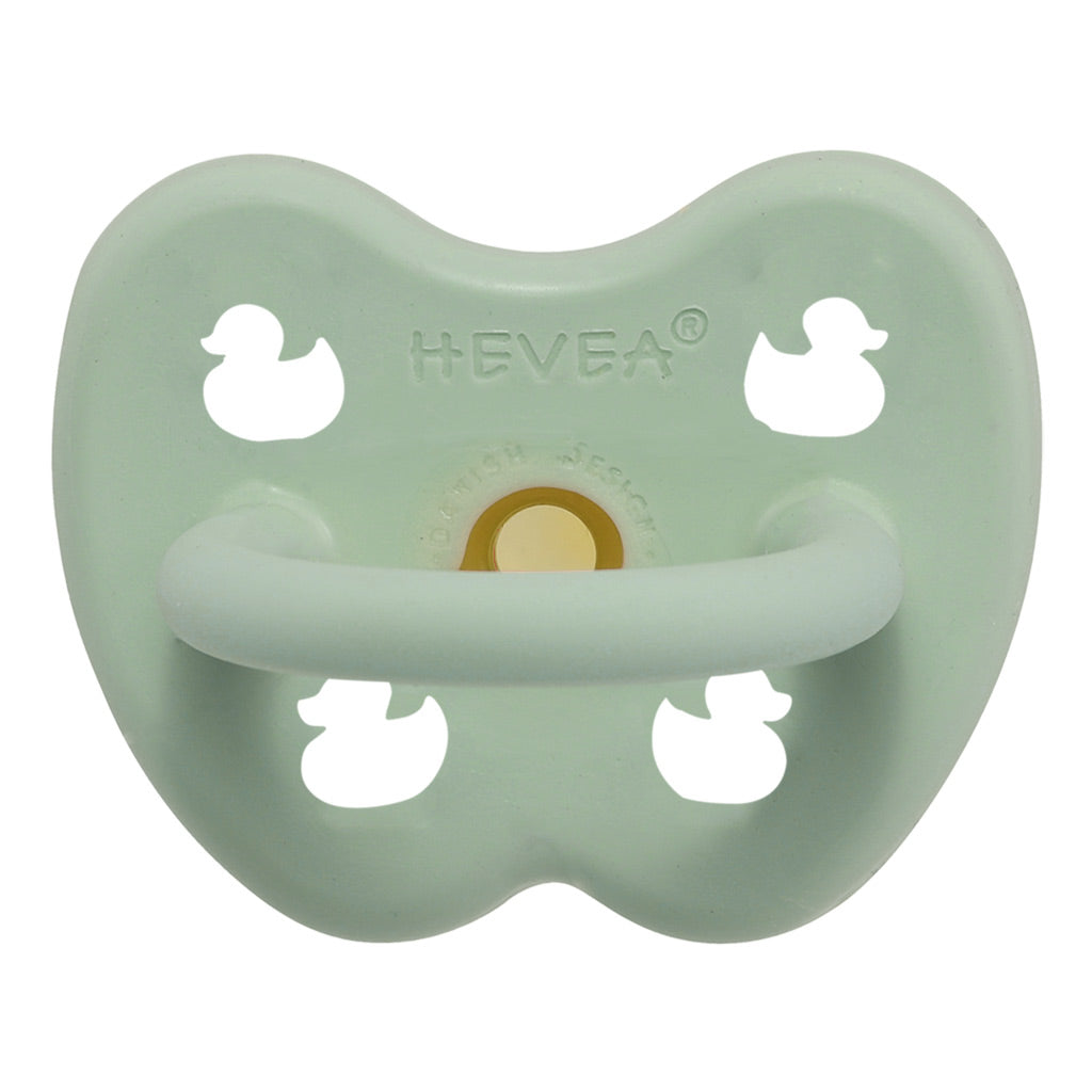 Hevea Coloured Natural Rubber Pacifier 0-3 MONTHS- ORTHODONTIC TEAT