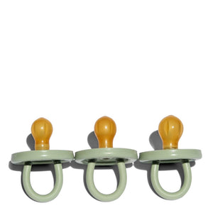 Sage Green Natural Rubber Dummy Two Pack - Cub and Bear Co.