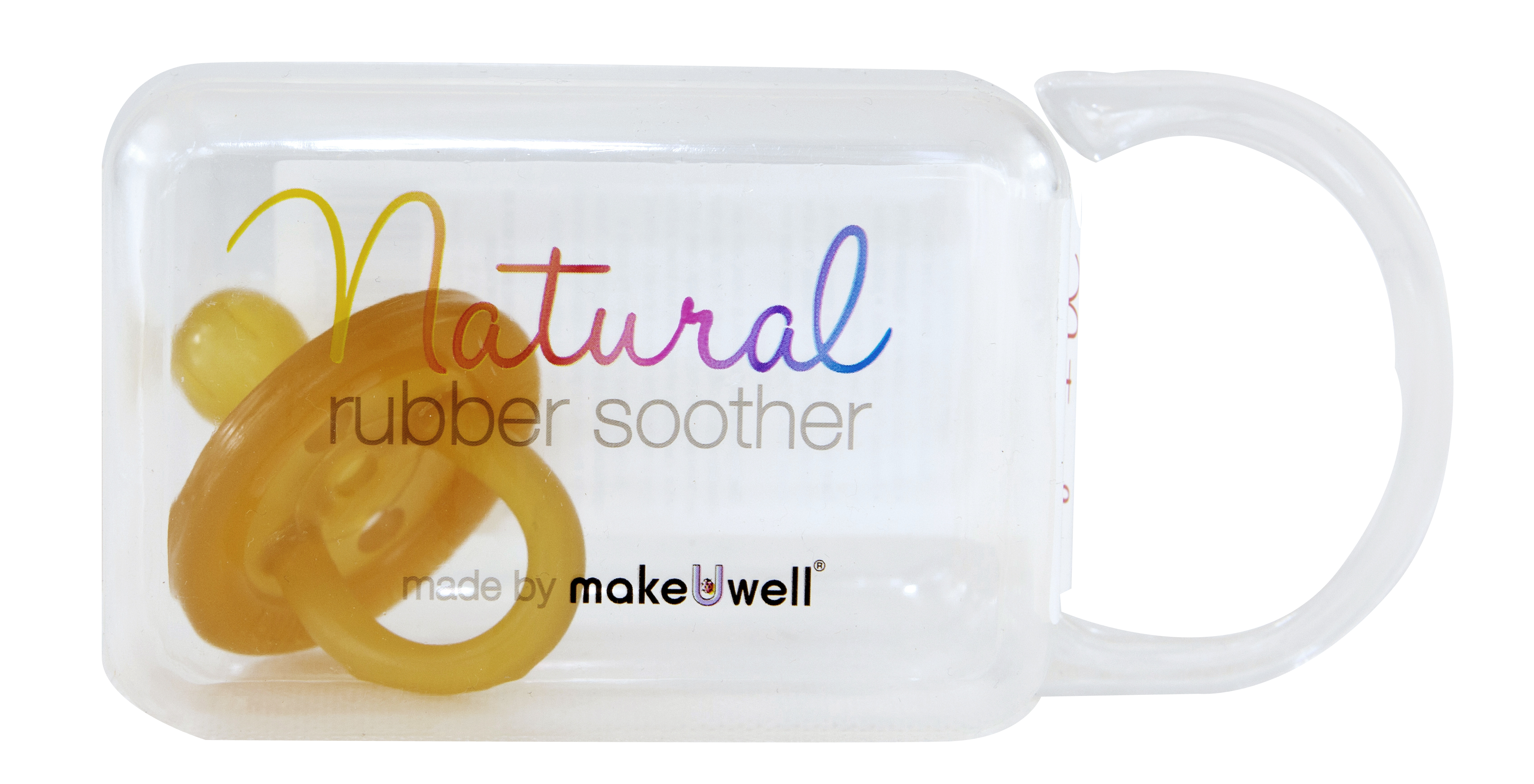 Natural Rubber Soother - Round Dummy - Single