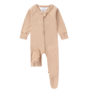 Zip Suit Long Sleeve Pant - Sand - By SUSUKOSHI